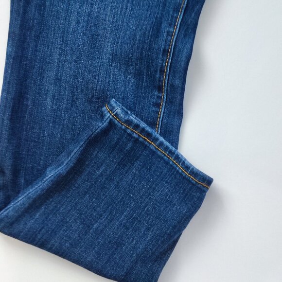 GAP Denim jeans straight leg mid-rise blue women's 28 regular - Picture 8 of 13
